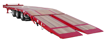 Felling air bi-fold trailer ramp