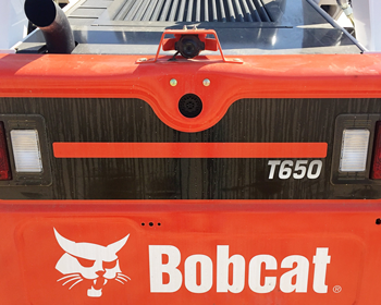 Bobcat rear-view camera