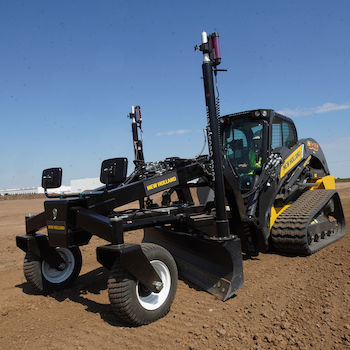 New Holland precision grader for large-frame compact track loaders