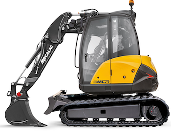 Mecalac MCR Series crawler skid excavators