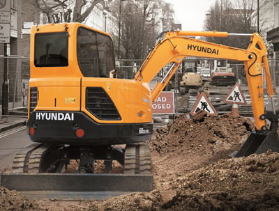 Hyundai mini excavator