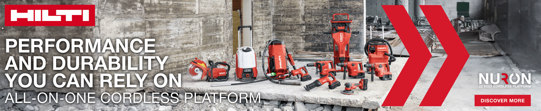 Hilti Nuron performance ad