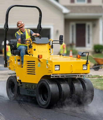 Asphalt compactor Asphalt compactor