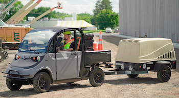 Electric utility vehicle Electric utility vehicle